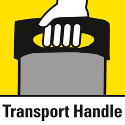 Asa de transporte estable y ergonómica