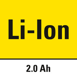 Batería recargable de iones de litio con una capacidad de 2 Ah