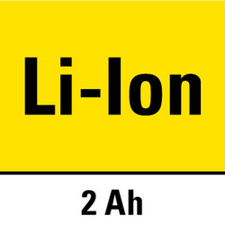 Batería recargable de iones de litio con una capacidad de 2 Ah