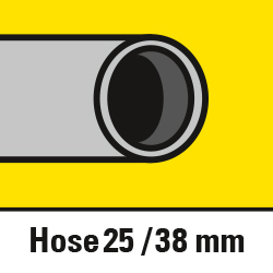 Conector universal para diámetro interno de 25 mm y 38 mm