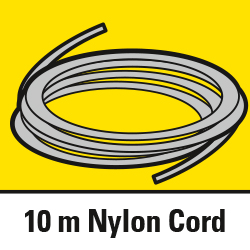 Cuerda de salida de nylon de 10 metros de longitud