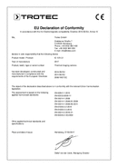 Declaración de conformidad cámara térmica IC125LV (INT)