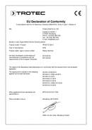 Declaración de conformidad martillo perforador y cincelador PRDS 10-230V (INT)