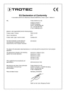 Declaración de conformidad taladro perforador de batería PSCS 10-20V (INT)