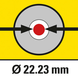 Diámetro de broca 22,23 mm