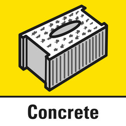 Ideal para el corte de cemento