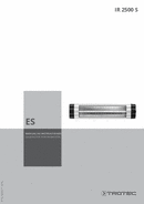 Manual de instrucciones calefactor por radiación IR 2500 S (ES)