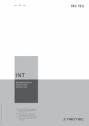 Manual de instrucciones Calefactor ventilador TFC 17 E (INT)