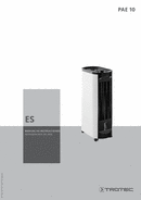 Manual de instrucciones el refrigerador de aire PAE 10 (ES)