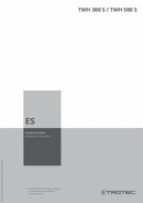 Manual de instrucciones toallero calefactable TWH 300 S / TWH 500 S (ES)