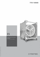 Manual de instrucciones ventilador de tambor TTW 100000 (ES)