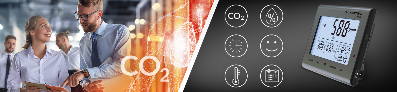 Monitor de calidad del aire BZ25 CO₂