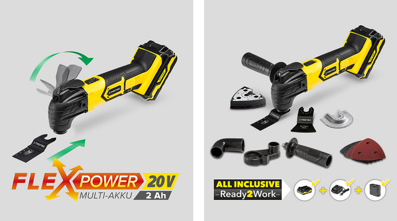 PMTS 10-20V - Batería multiuso Flexpower 20V, 2 Ah