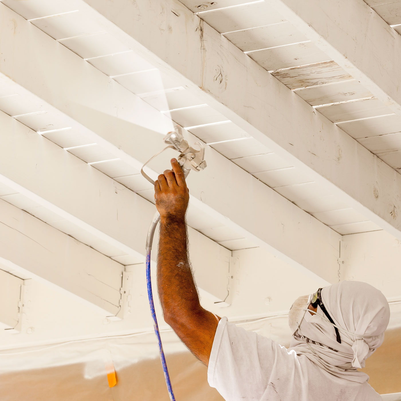 Purificación del aire en trabajos con pintura Airless