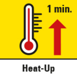 Tiempo de calentamiento: 1 min