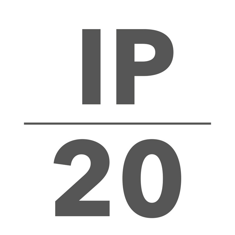 Tipo de protección IP20