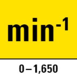 Velocidad en régimen ralentí 0 a 1.650 min-1